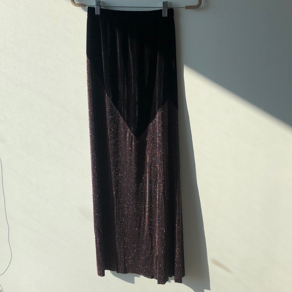 BABYGHOST Velvet Maxi Slit skirt 👻💙